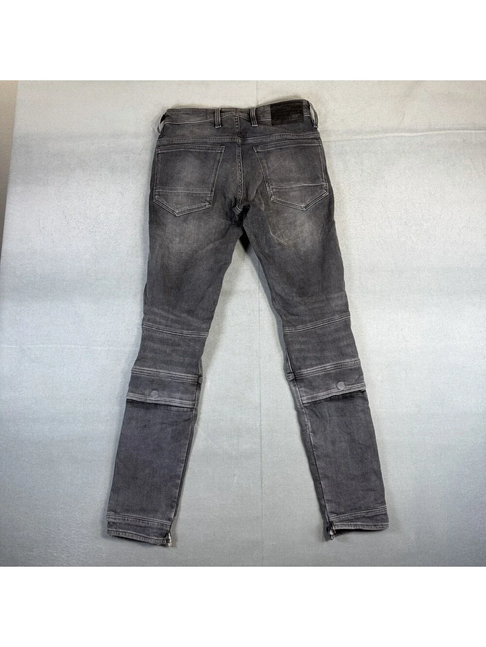 G Star Raw Airblaze 3D Skinny Jeans Mens 28x32 Gray Cargo Denim Utility Stretch